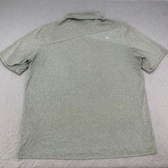 KJUS Shirt Mens X Large 54 UPF 30+‎ Grey Golf Polo Performance Tech Stretch - Picture 7 of 9